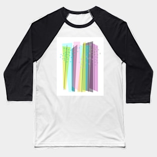 Sunday In The Park abstract art Baseball T-Shirt